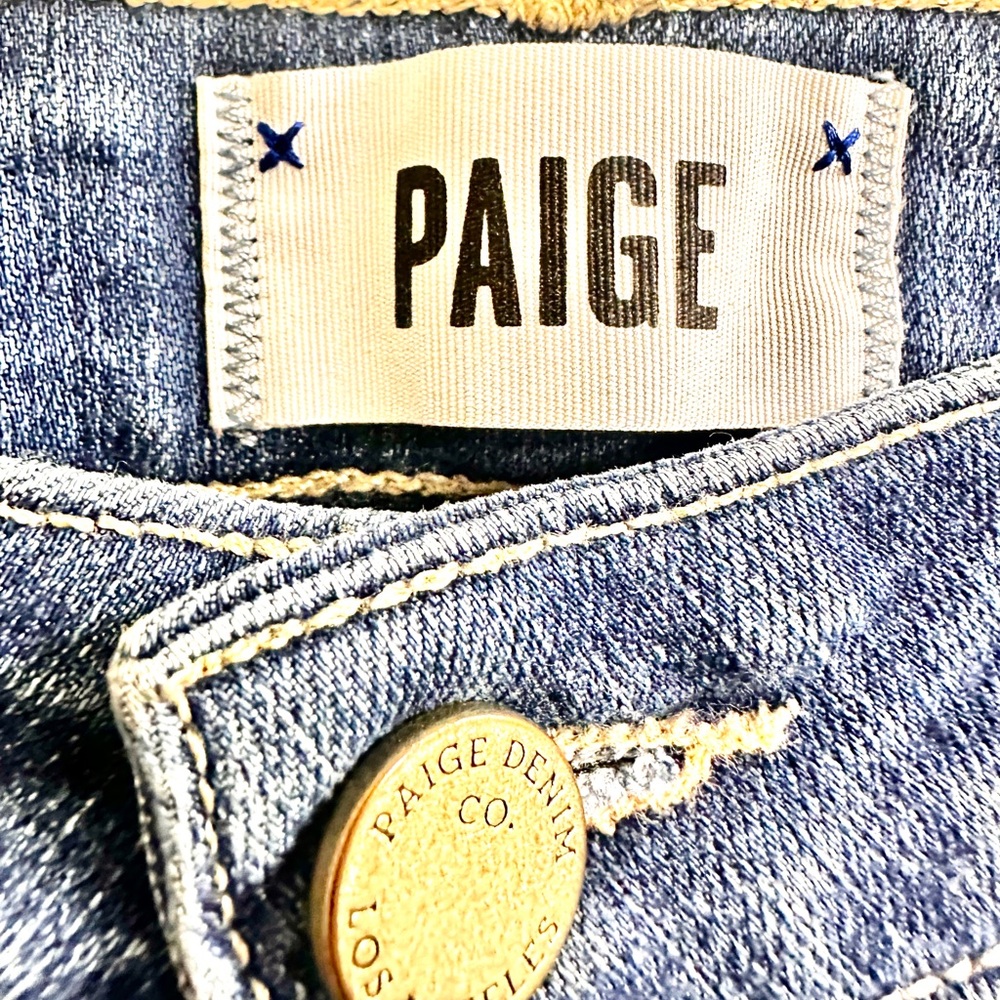 PAIGE Classic Indigo Denim Jeans Size 27 NWOT